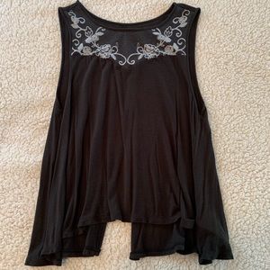 Urban Outfitters Grey Flowy Tank Size M